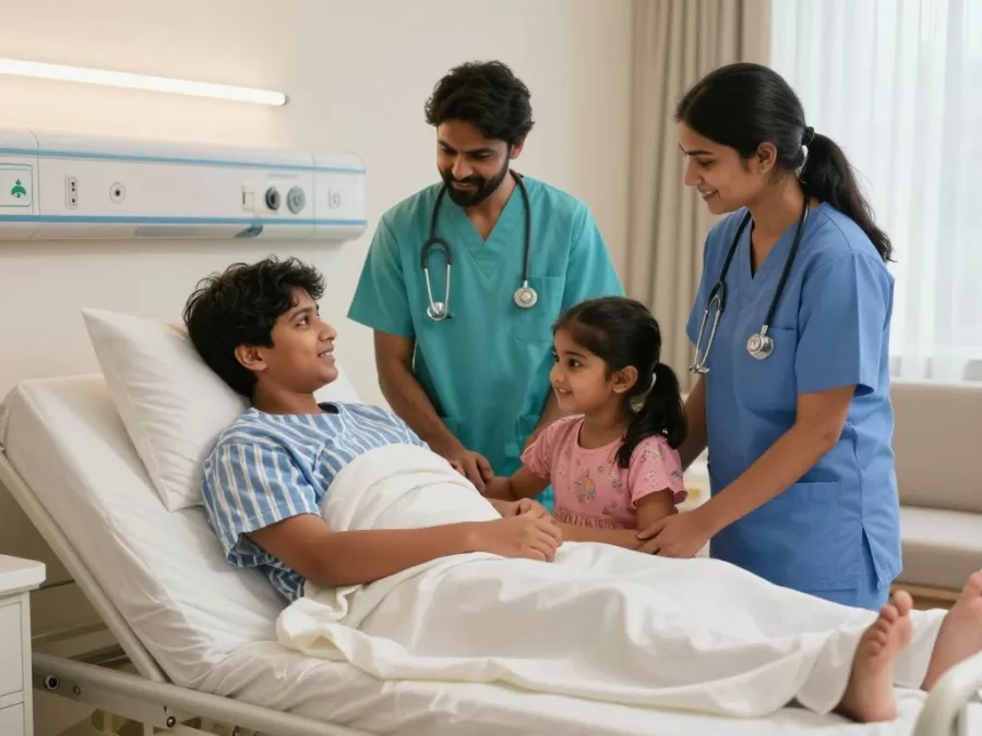 Family-centered care in Indian hospital