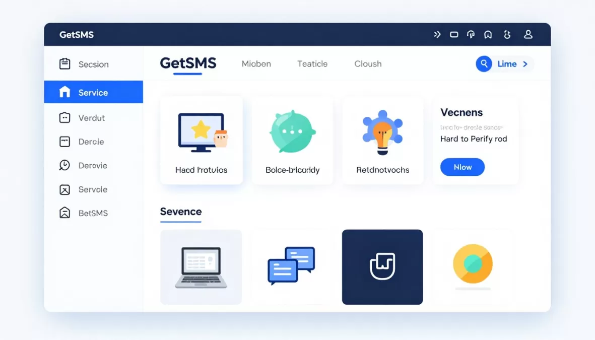 GetSMS platform showing specialized service coverage