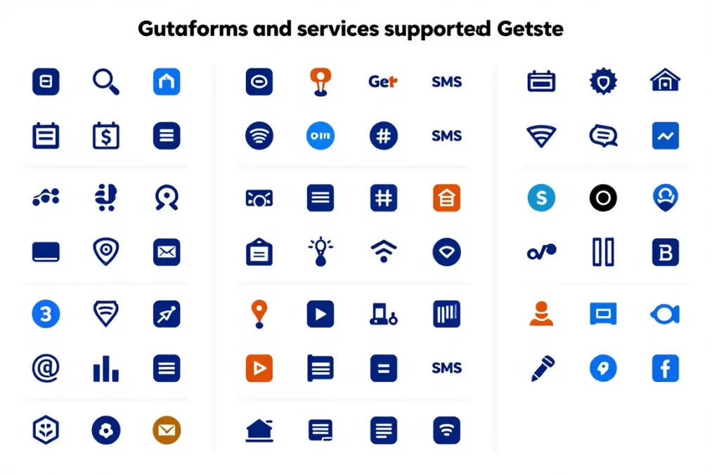 GetSMS supported platforms and services