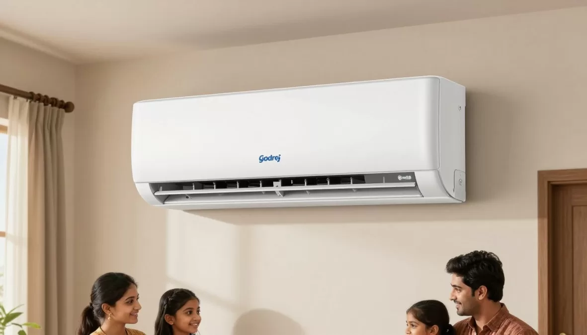 Godrej air conditioner representing Indian manufacturing excellence and reliability