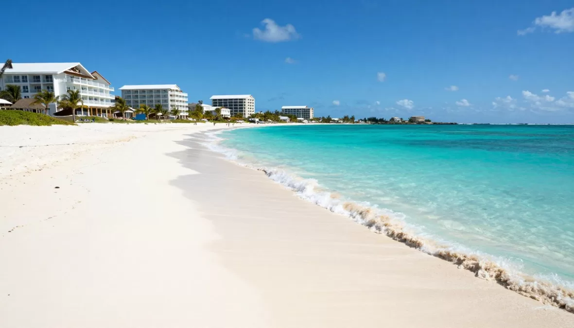 Grace Bay Beach turquoise water powdery white sand Turks and Caicos