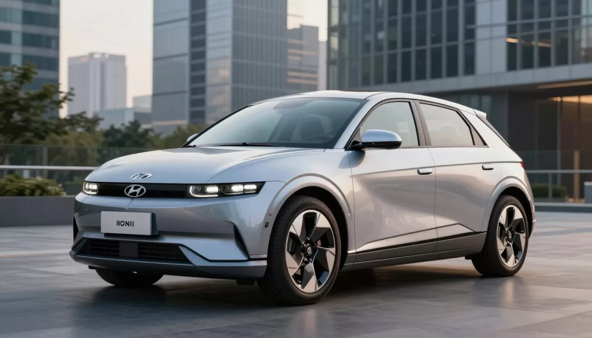 Hyundai Ioniq 5 futuristic electric vehicle