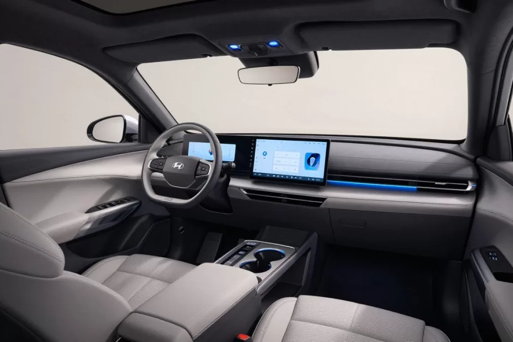 Hyundai Ioniq 5 futuristic interior