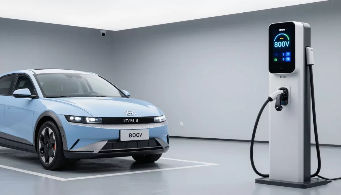 Hyundai Ioniq 5 ultra-fast charging demonstration