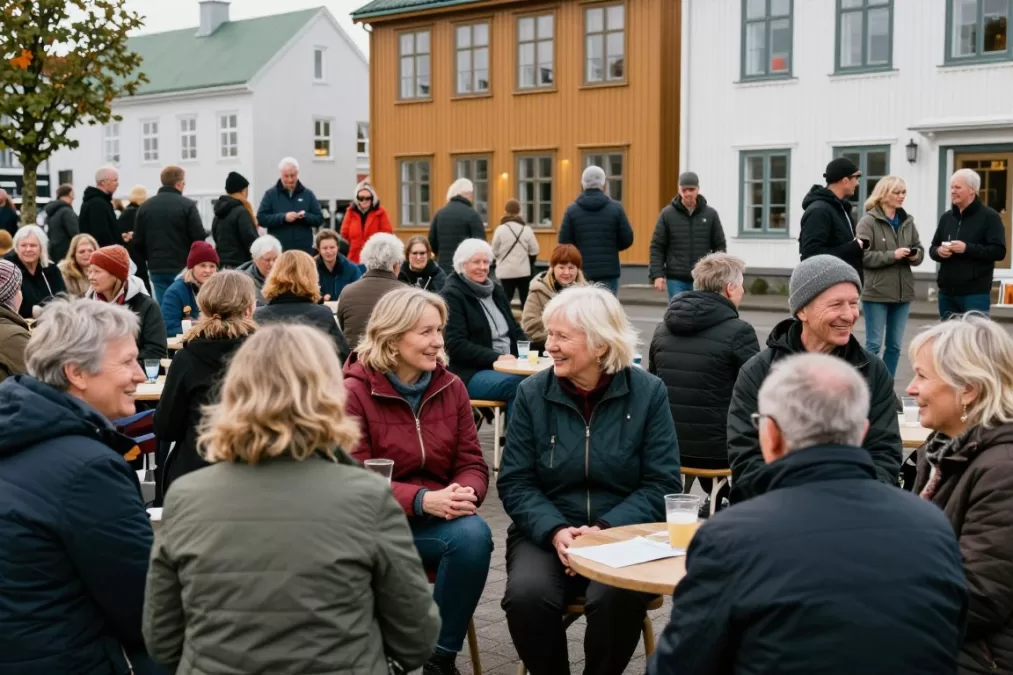 Icelandic community gathering safe environment