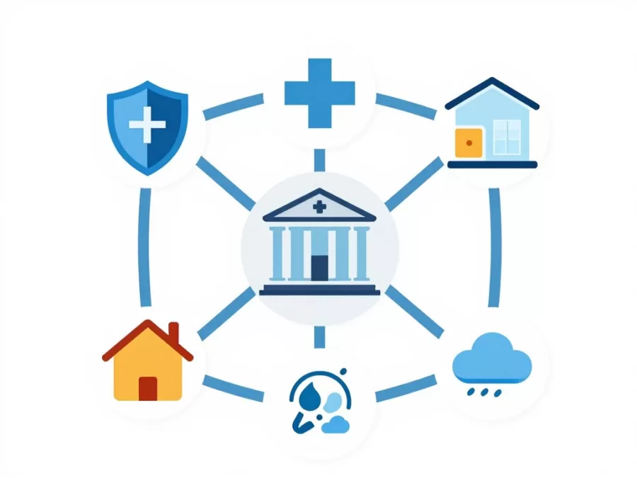 Infographic showing key safety factors including crime rates healthcare quality and political stability for safest places