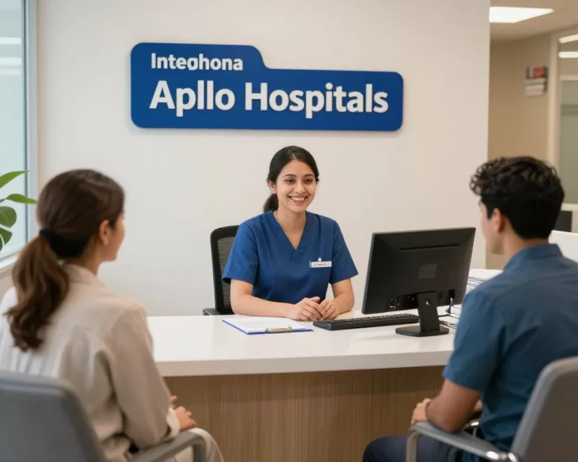 International patient assistance desk at Apollo