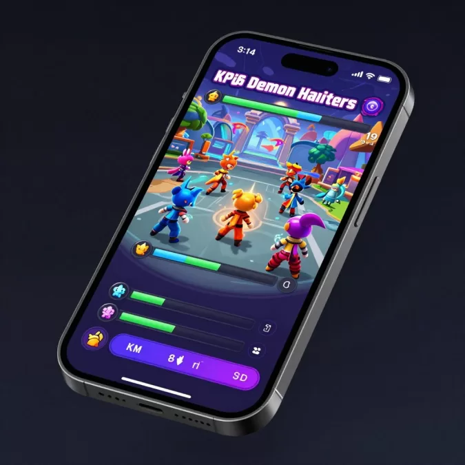 KPop Demon Hunters digital app gameplay screenshot