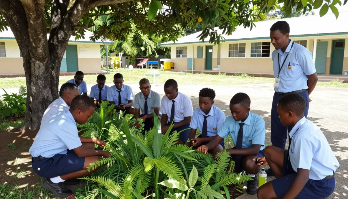 Kingsway Prep students enjoying outdoor learning activities