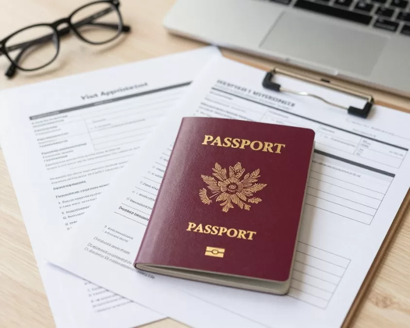 Medical visa documentation process