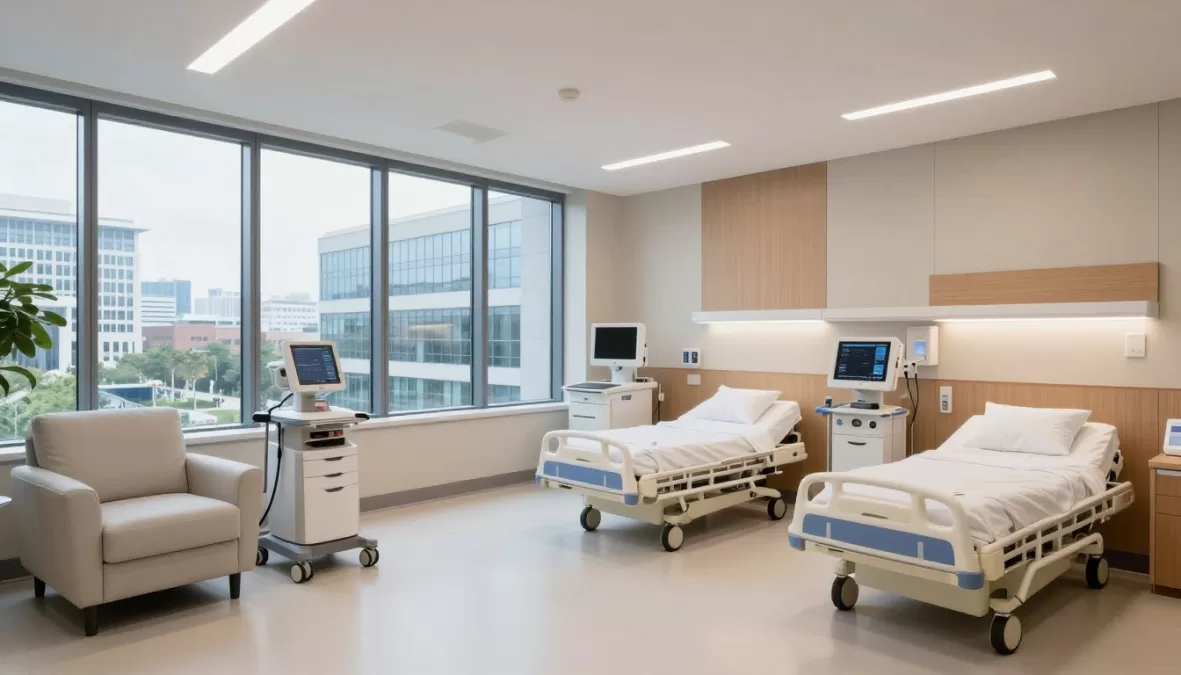 New York-Presbyterian Hospital modern patient wing