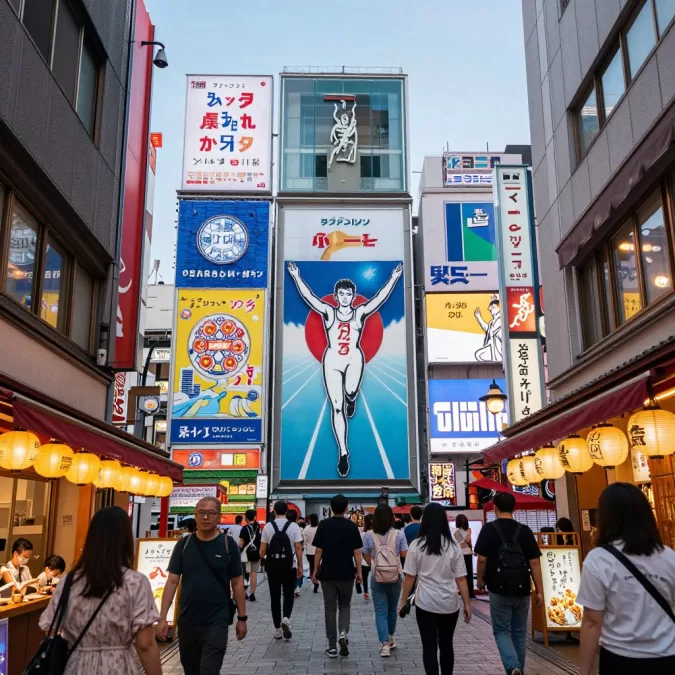 Osaka Japan safe traditional city