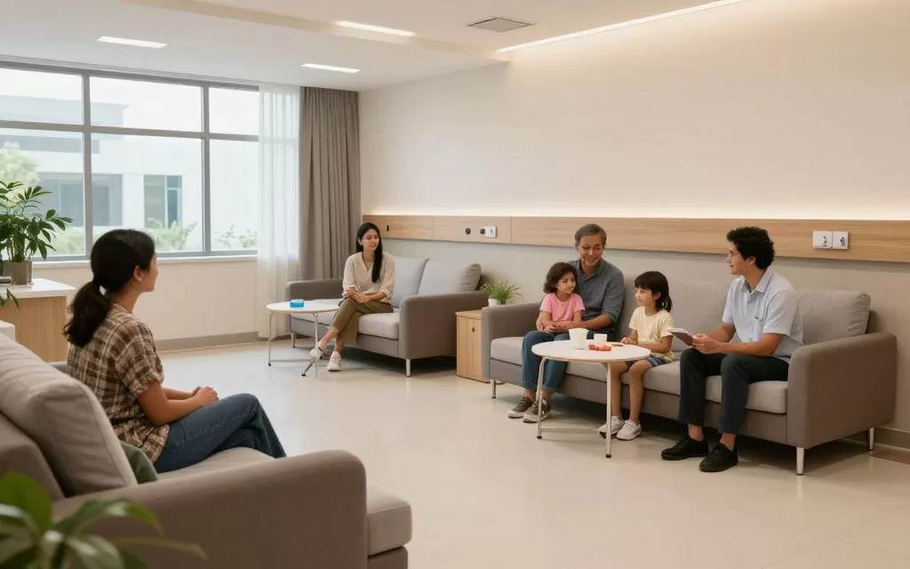 Patient accommodation near hospital