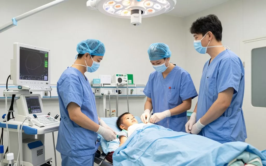 Pediatric cardiac surgery team at Narayana