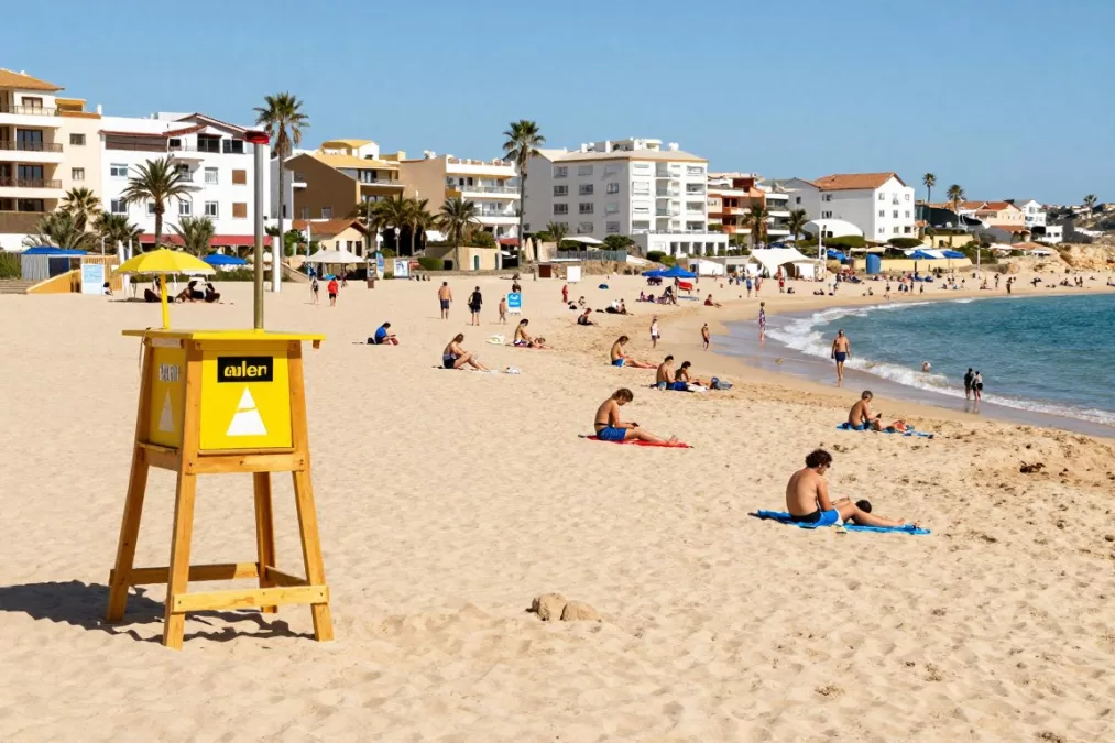Portugal Algarve safe beach resort