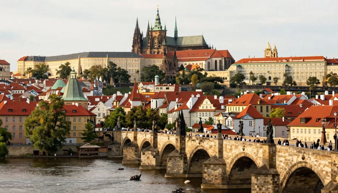 Prague Czech Republic showing historic beauty and modern safety in safest places world