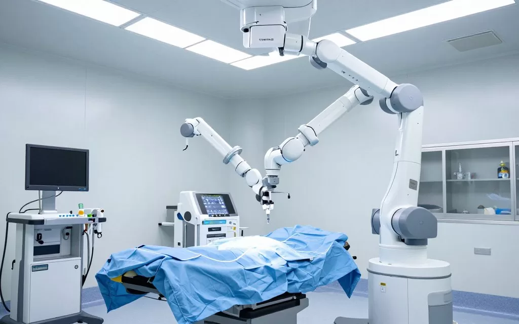 Robotic surgery system at Fortis