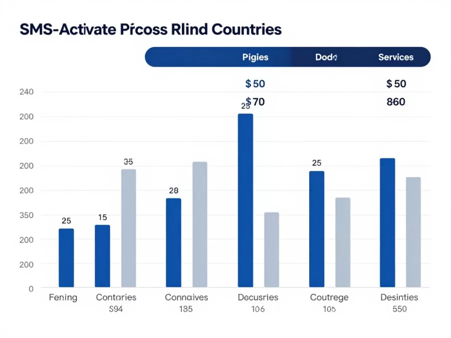 SMS-Activate pricing comparison by country