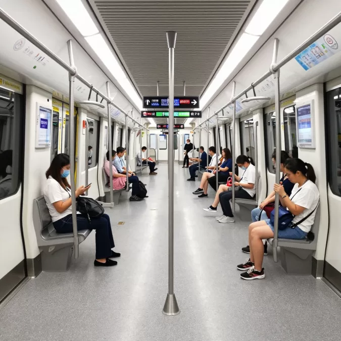 Singapore MRT safe public transportation
