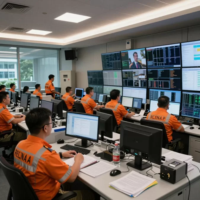 Singapore emergency response center