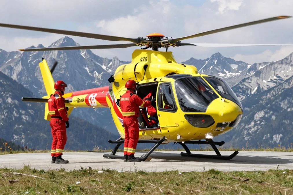 Slovenia mountain rescue helicopter service