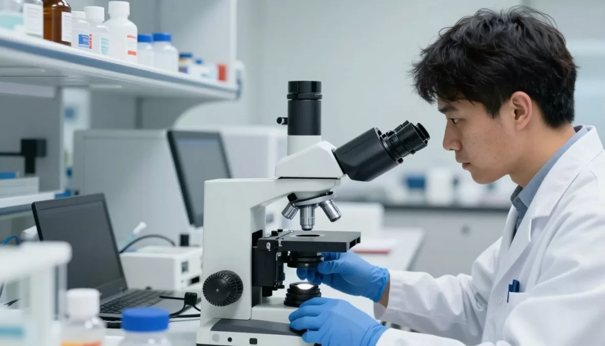 Stanford Health Care cancer research laboratory