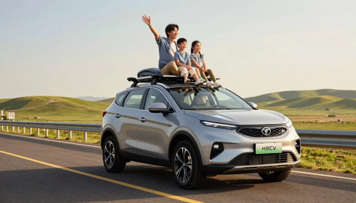 Tata Harrier EV family road trip