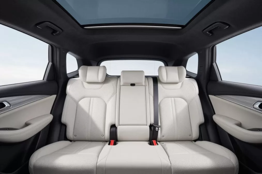 Tata Harrier EV spacious interior
