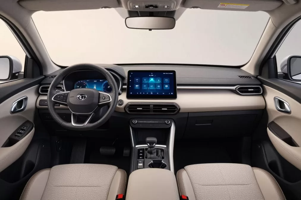 Tata Nexon EV interior dashboard and features
