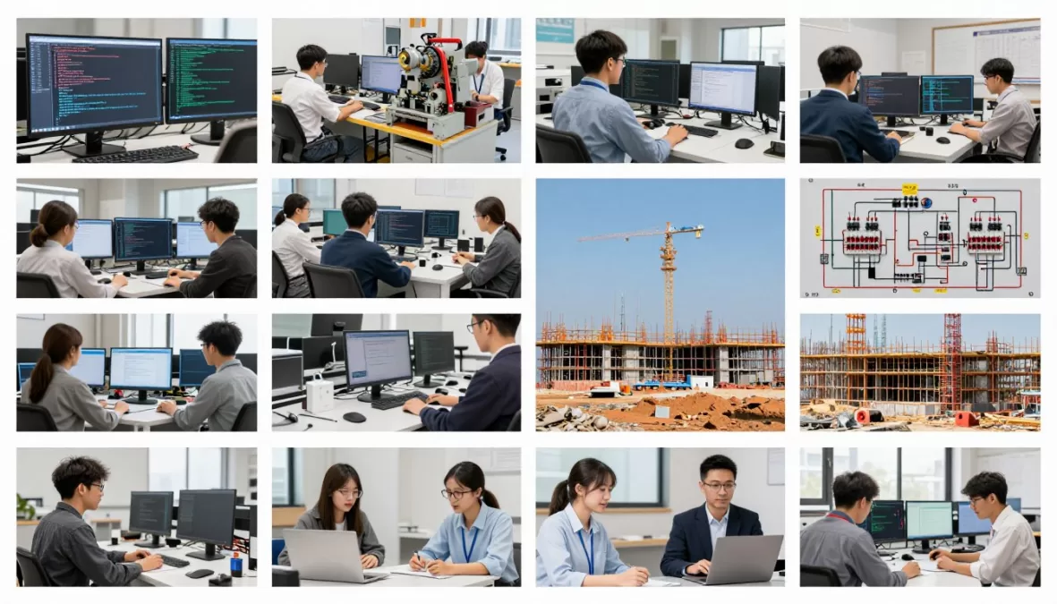 Various engineering specializations and branches