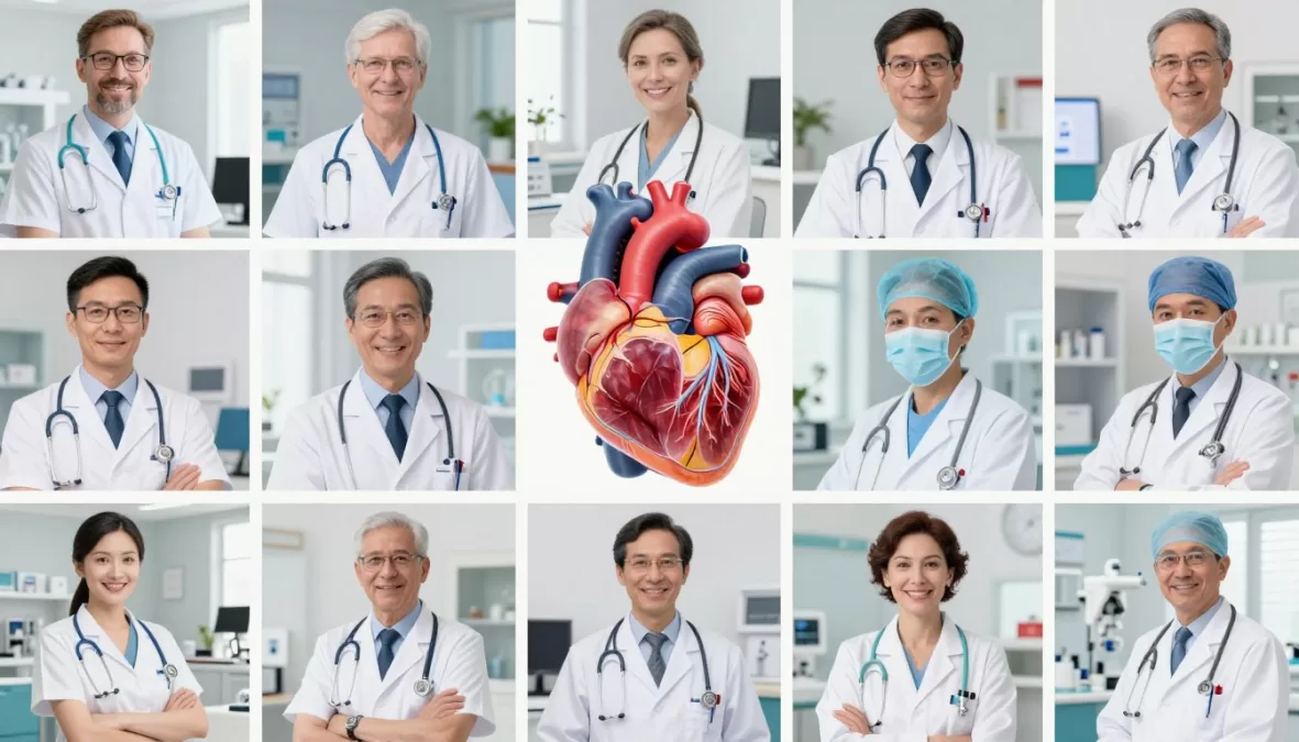 Various medical specialties representation