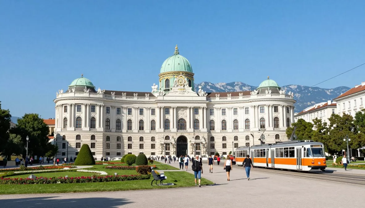 Vienna Austria showing imperial architecture and modern safety in safest places world