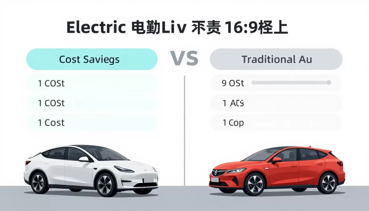 comparison chart showing electric vehicle benefits