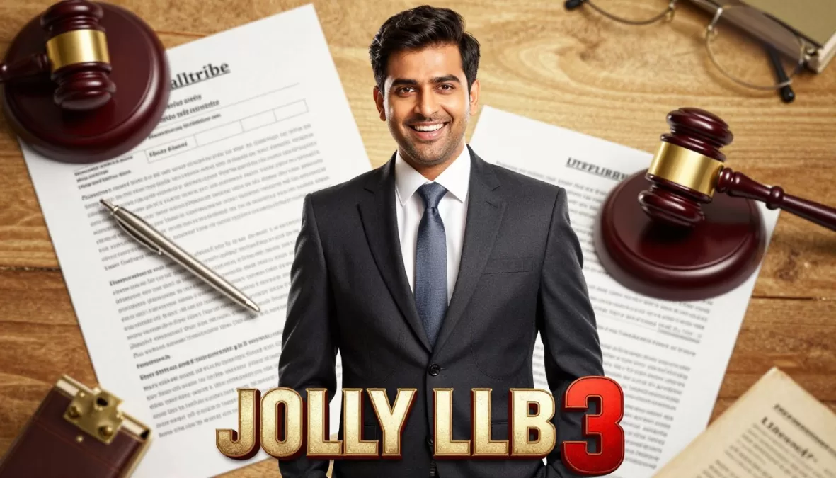 jolly llb 3 bollywood courtroom drama poster