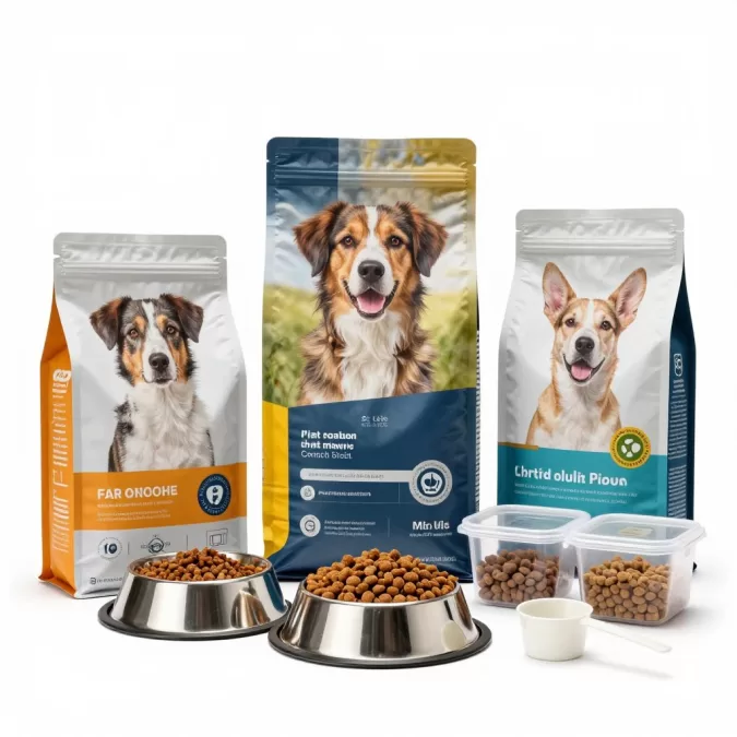 premium dog food and nutrition supplies for various breeds