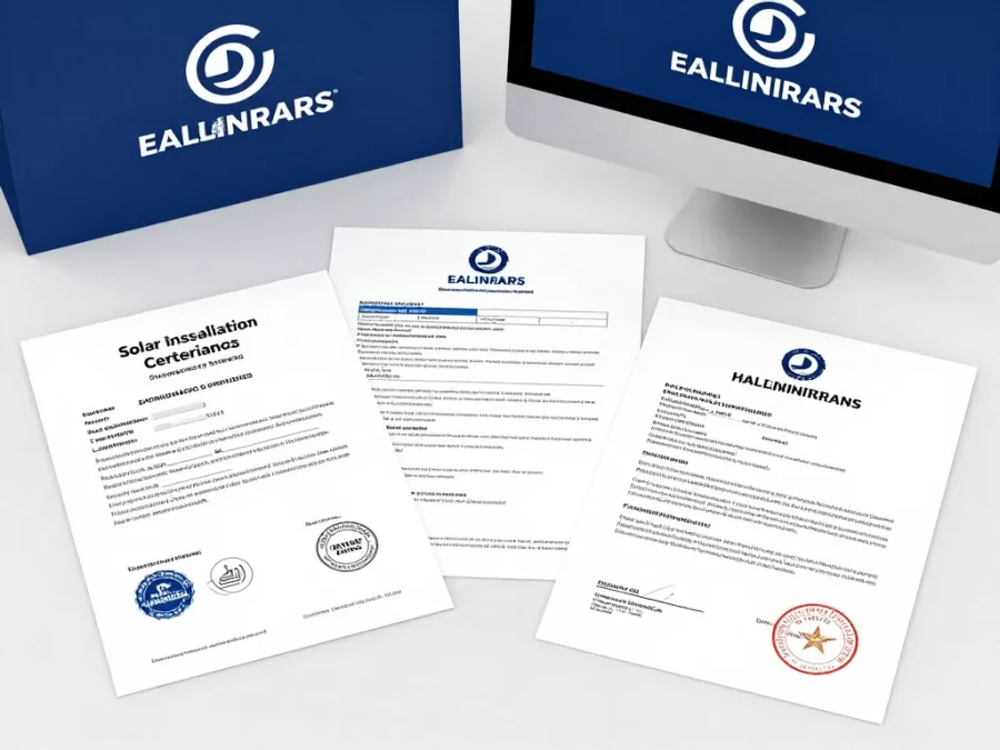 solar energy certification and quality standards documentation