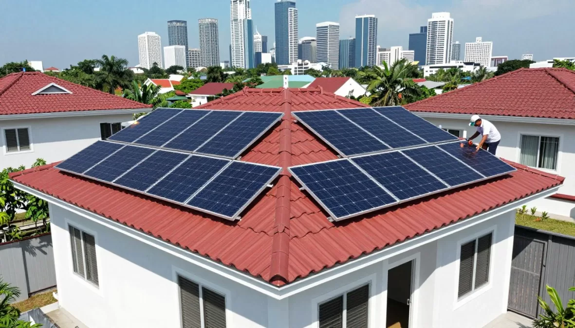 top 10 solar installer Philippines rooftop installation with solar panels