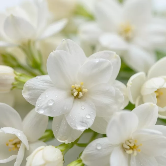 white tuberose jasmine flowers fragrance ingredients