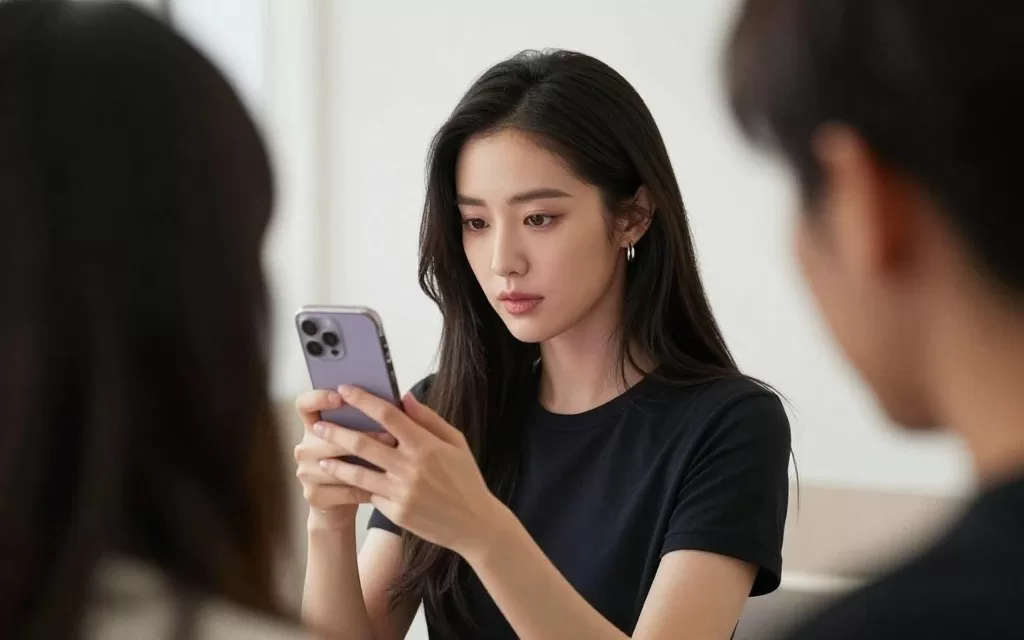 Actress social media influence showing digital engagement and presence