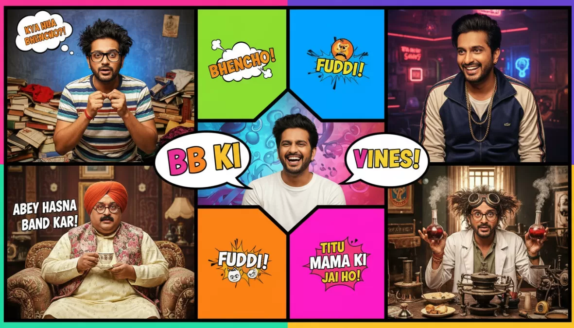 Bhuvan Bam BB Ki Vines character sketches and comedy content