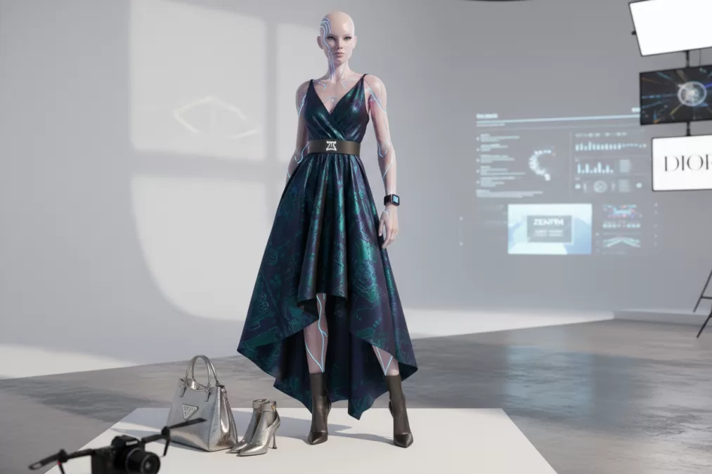 Brand collaboration between virtual influencer and fashion company