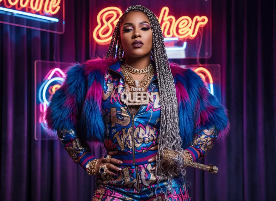 Cardi B glamorous portrait