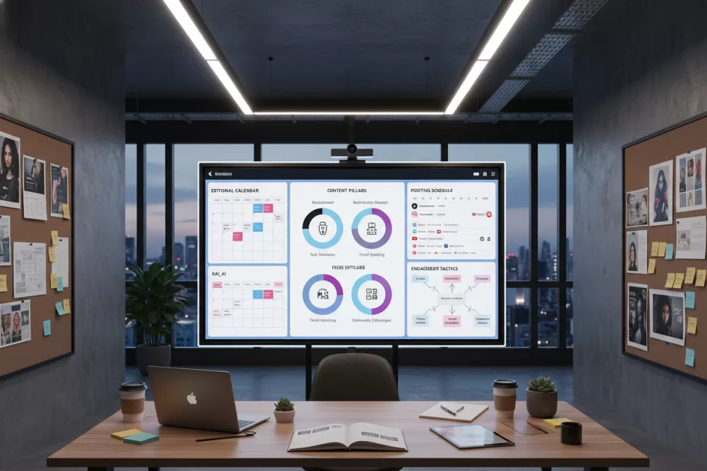 Content strategy planning for virtual influencers