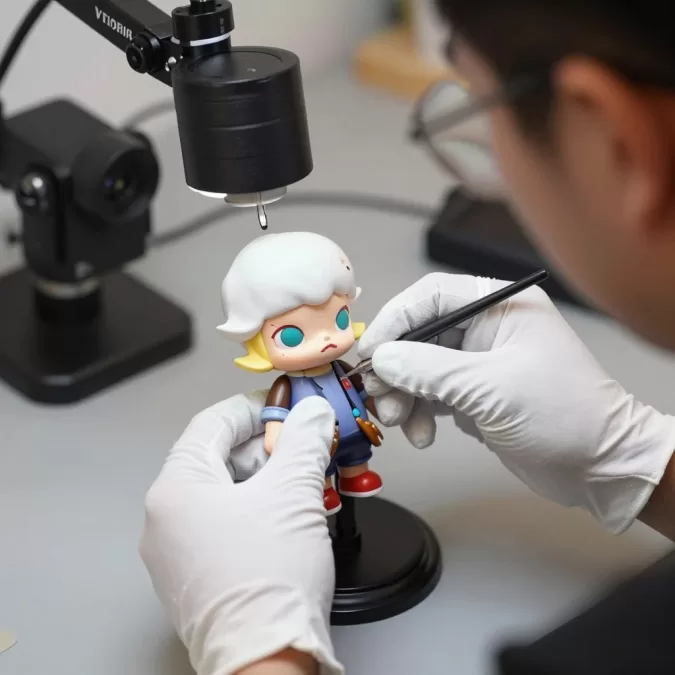 Custom luxury toy being examined for acquisition on behalf of collector