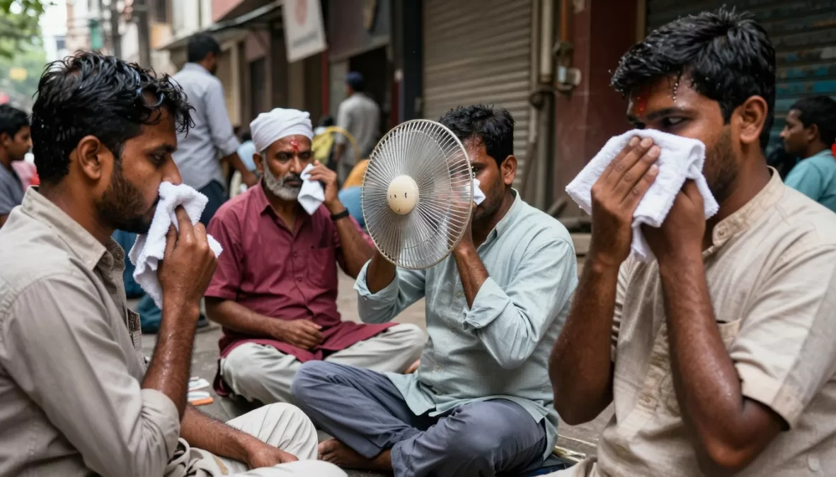 Delhi residents coping with extreme heat and power outages