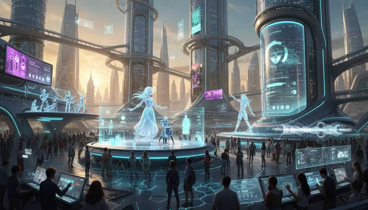 Future of AI influencers conclusion visual