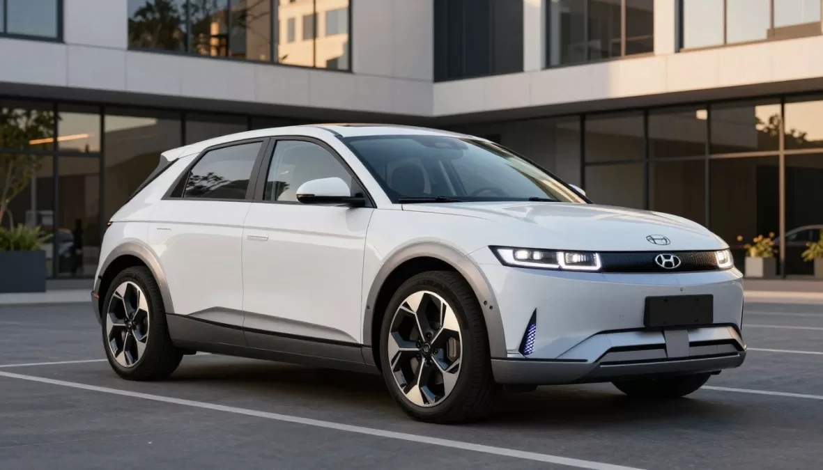 Hyundai Ioniq 5 in Australian setting