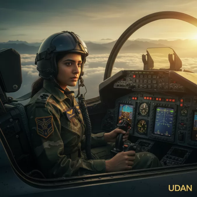 Janhvi Kapoor in Gunjan Saxena movie scene