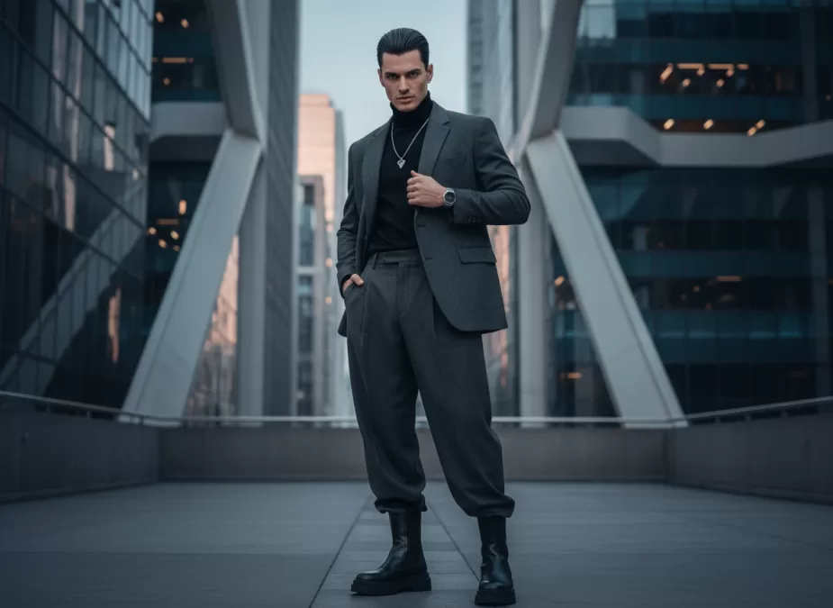 Knox Frost male virtual influencer portrait