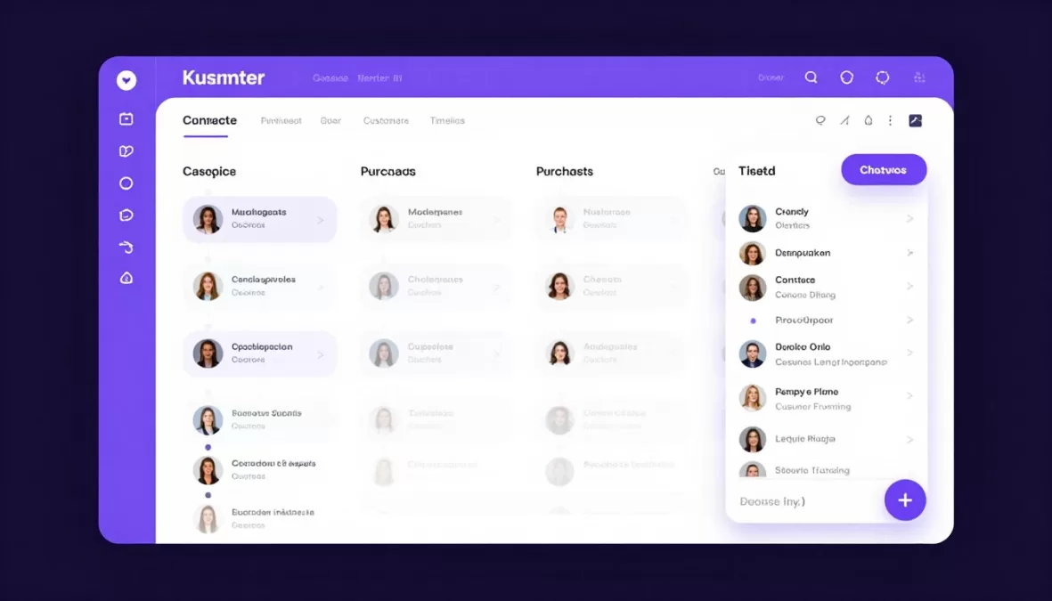 Kustomer interface showing unified customer timeline and conversation history